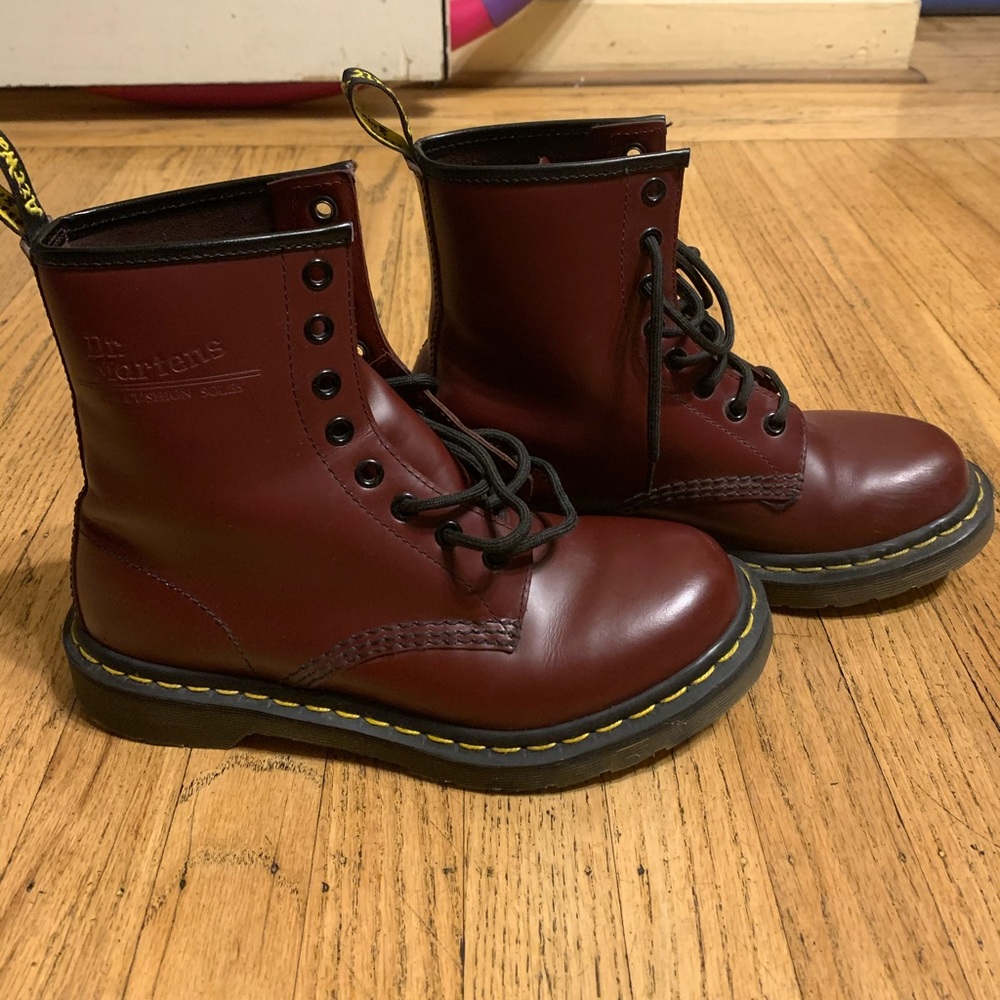 Maroon Dr. Marten's